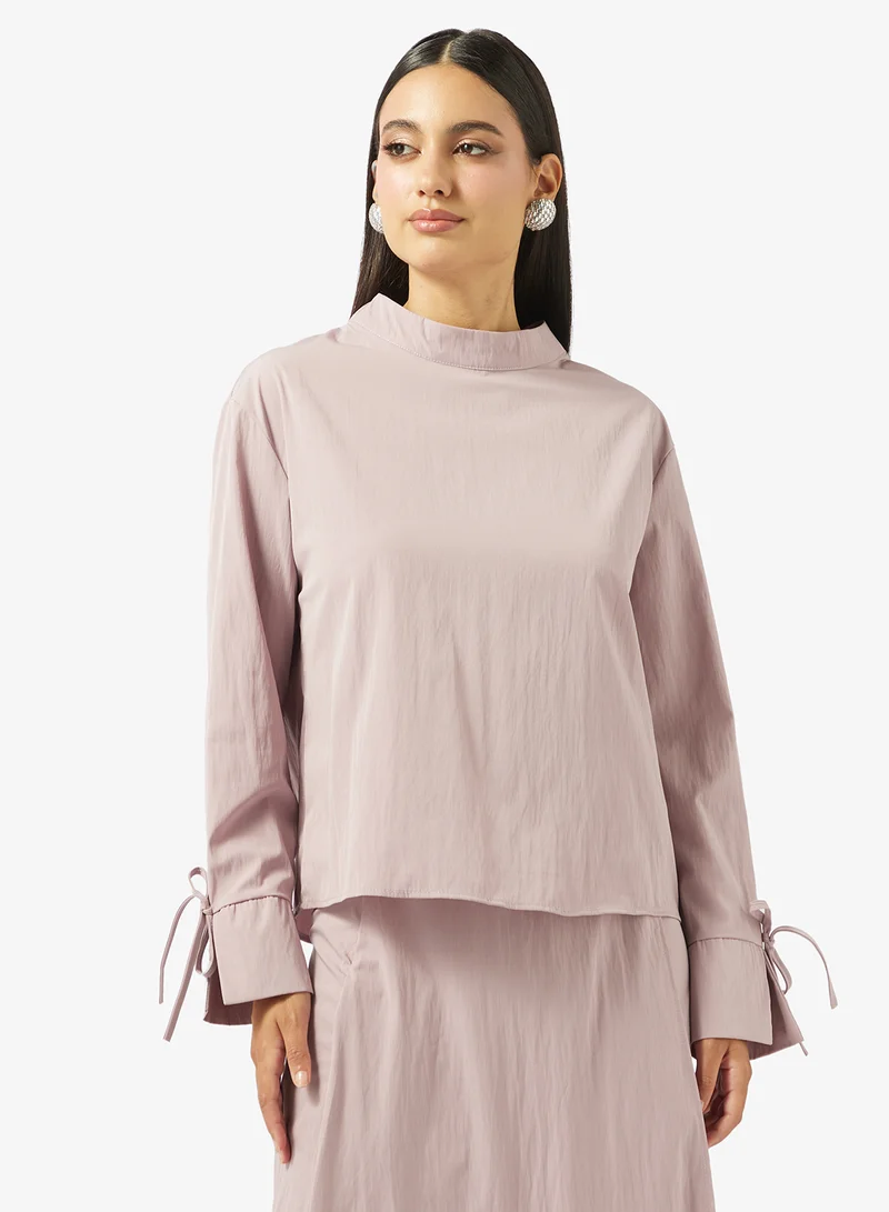 Khizana  Top With Tie Up Skirt Set for Women | Best Price UAE